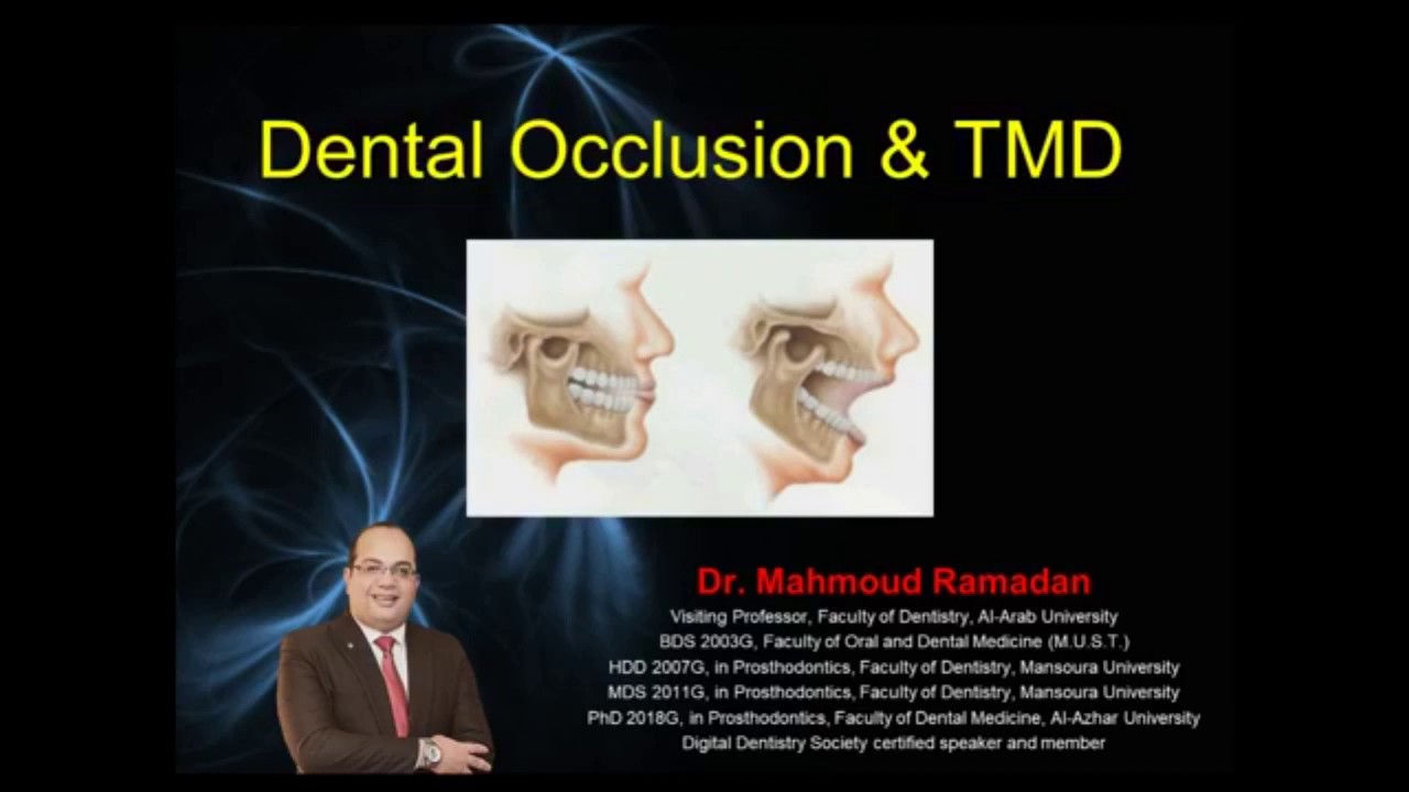 1- Introduction in Dental Occlusion and TMD