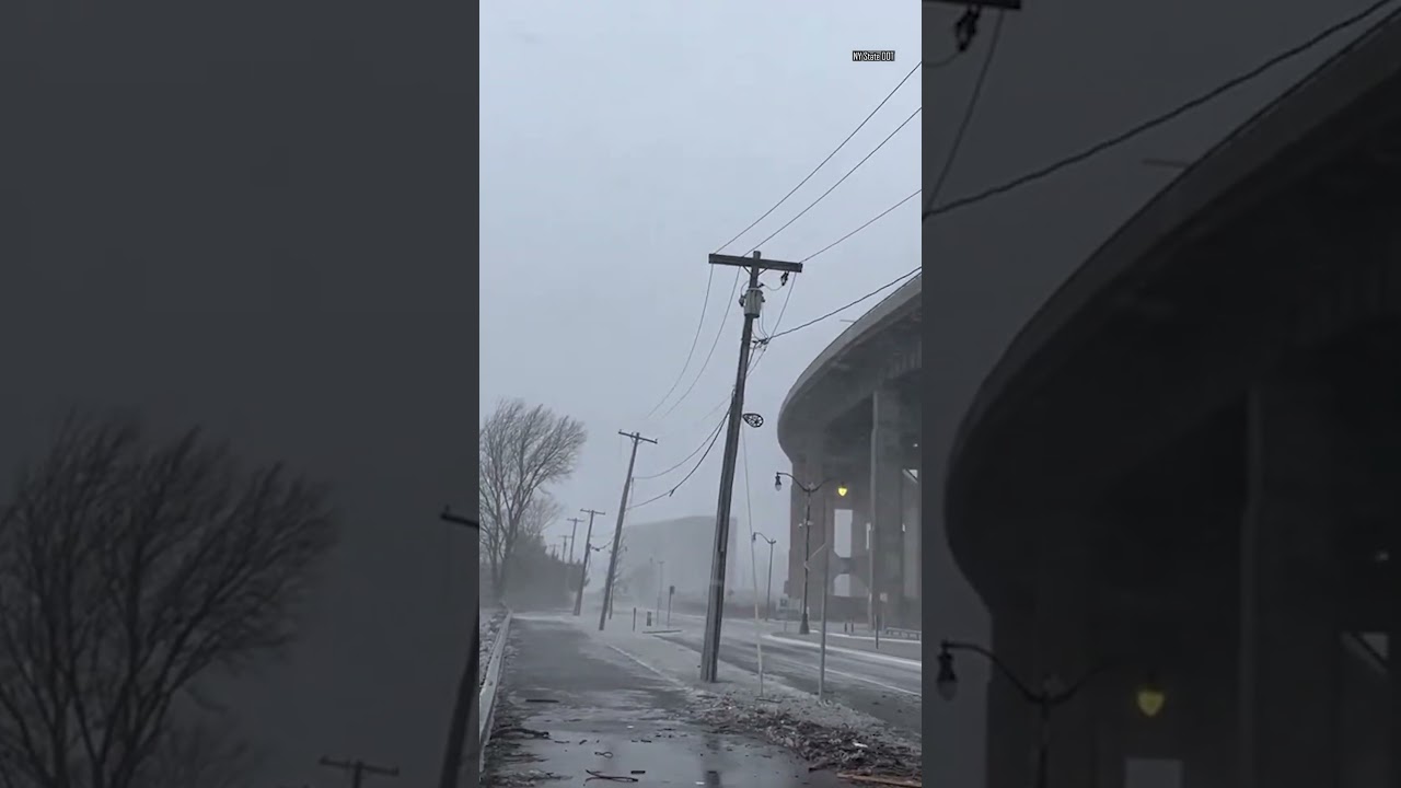 Winter Storm Hits Buffalo, NY