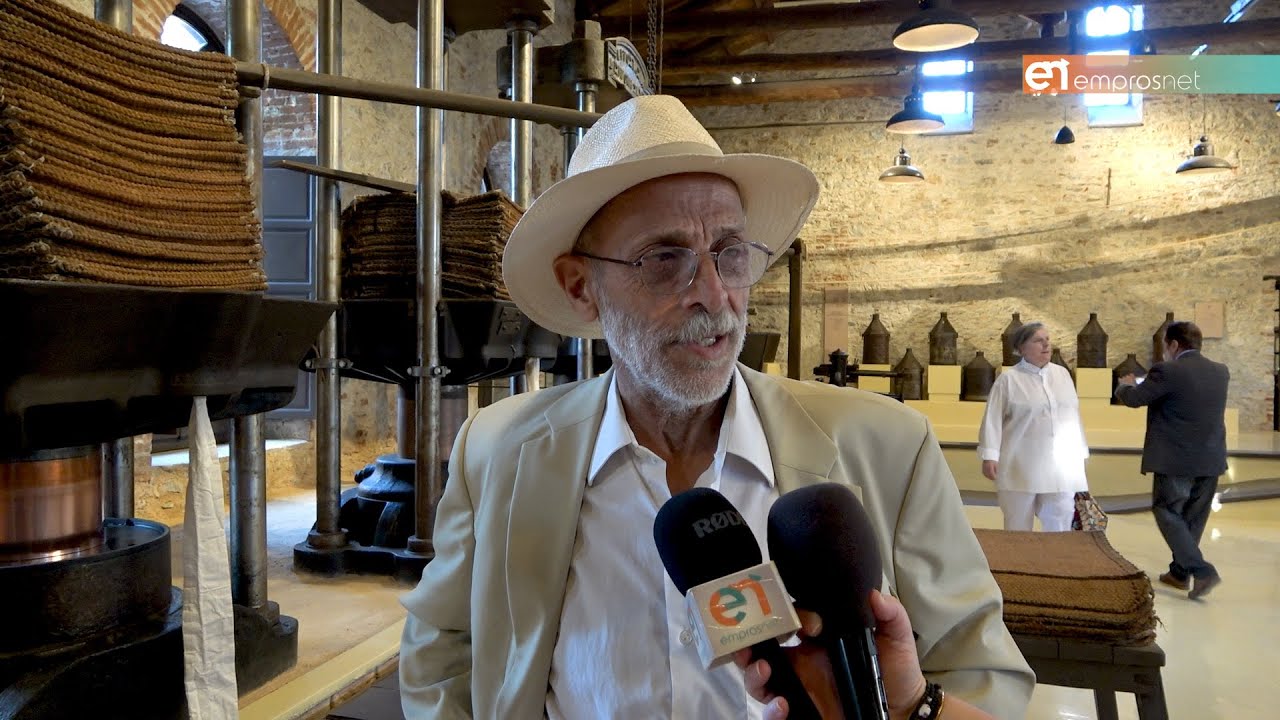 Ο Μανόλης Κορρές για το Ελαιοτριβείο - Μουσείο Βρανά