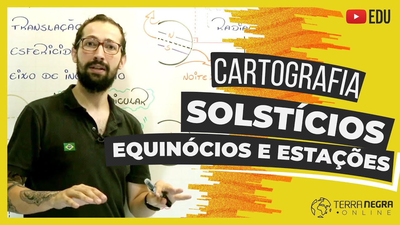 Solstícios, equinócios e as estações do ano! Cartografia....