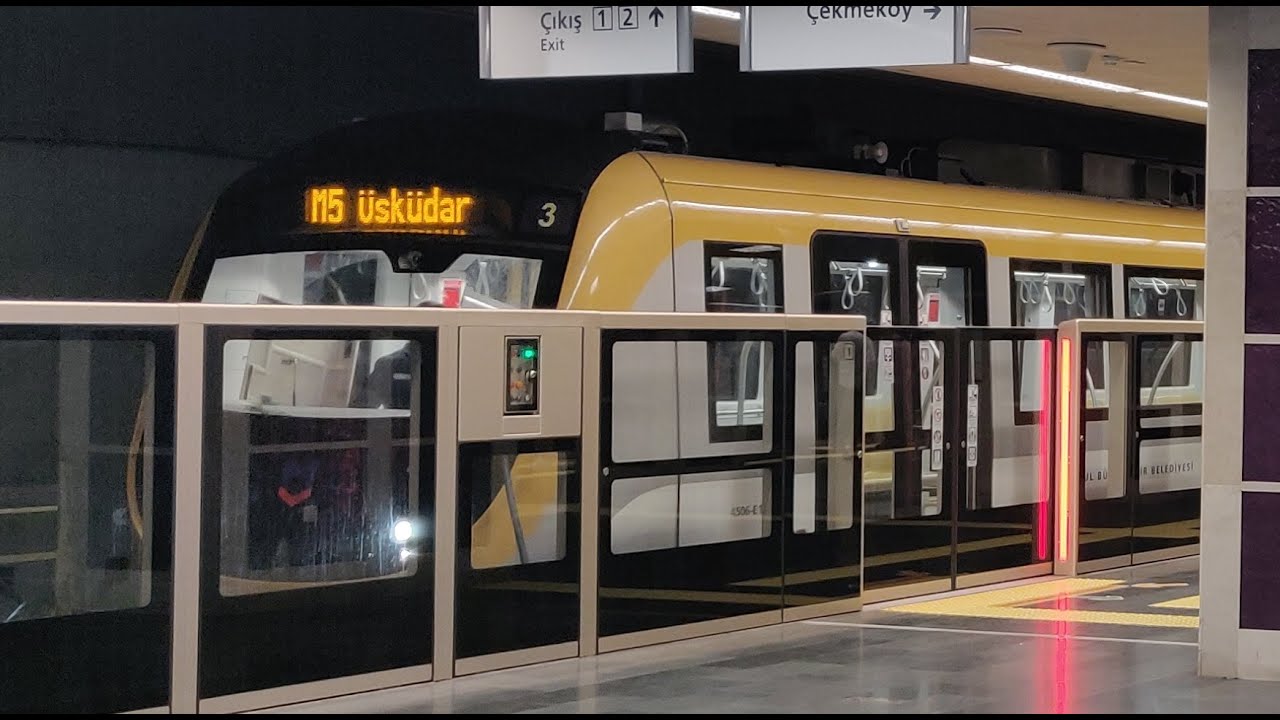 Metro İstanbul M5 Üsküdar-Samandıra Merkez Metro Hattı