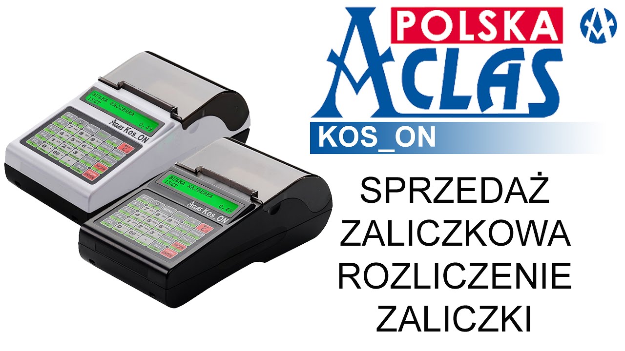 Jak na kasie fiskalnej ACLAS KOS_ON rozliczyć zaliczkę