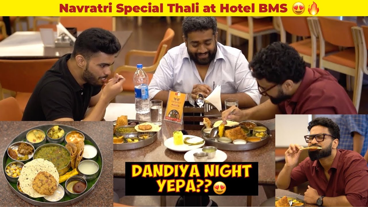 Navratri Special Thali at ₹277 only 🔥 | Hotel BMS