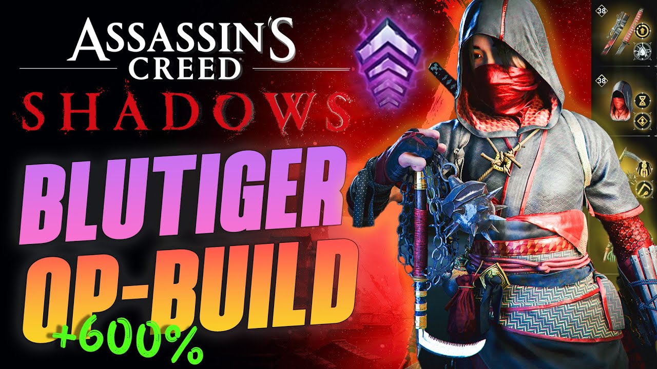 Hol dir den krassen BLUT BUILD - Unbesiegbar in AC Shadows werden - Waffen - R&uuml;stung - Skills Tipps