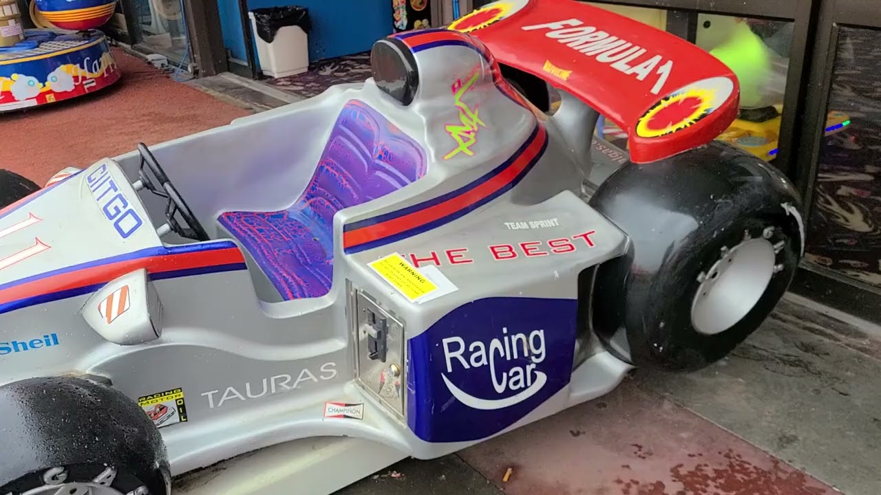 Falgas Formula F1 1 Racing Car Coin Operated Kiddie Ride