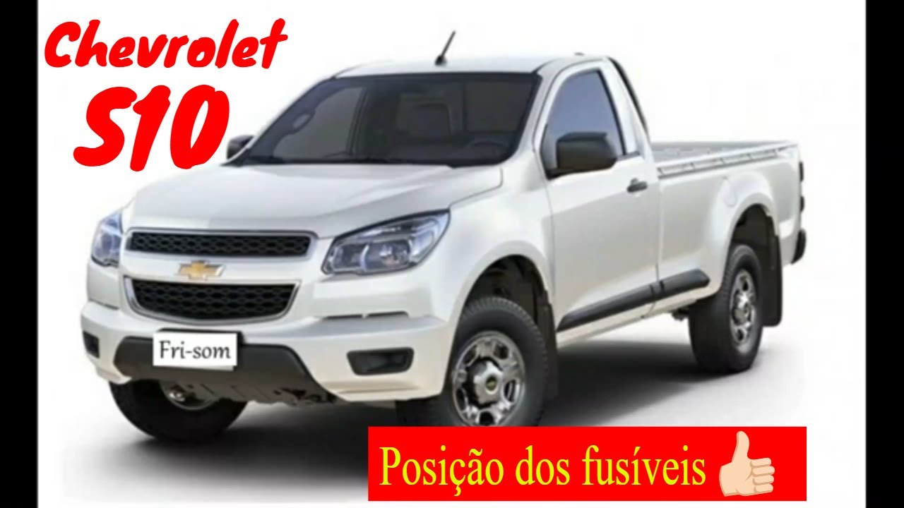 Chevrolet S10 2019 posição dos fusíveis!!!