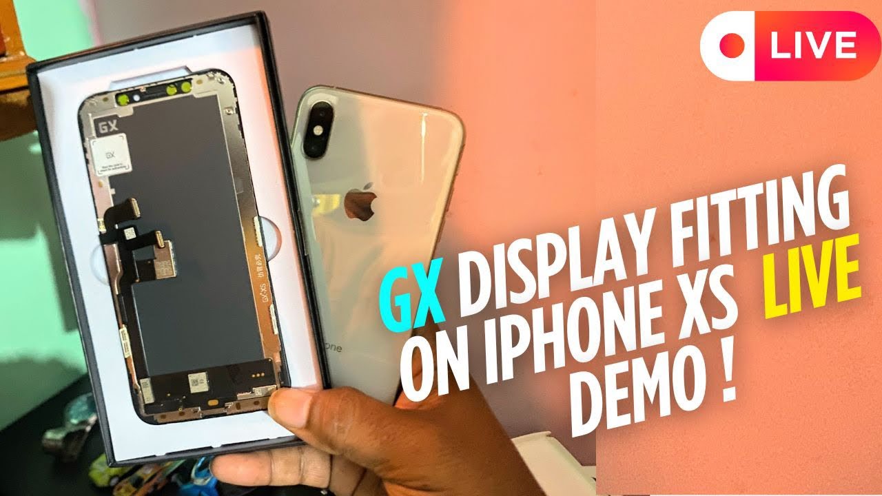 Live GX Display Replacement on iPhone XS 🔥 | Real-Time Repair!