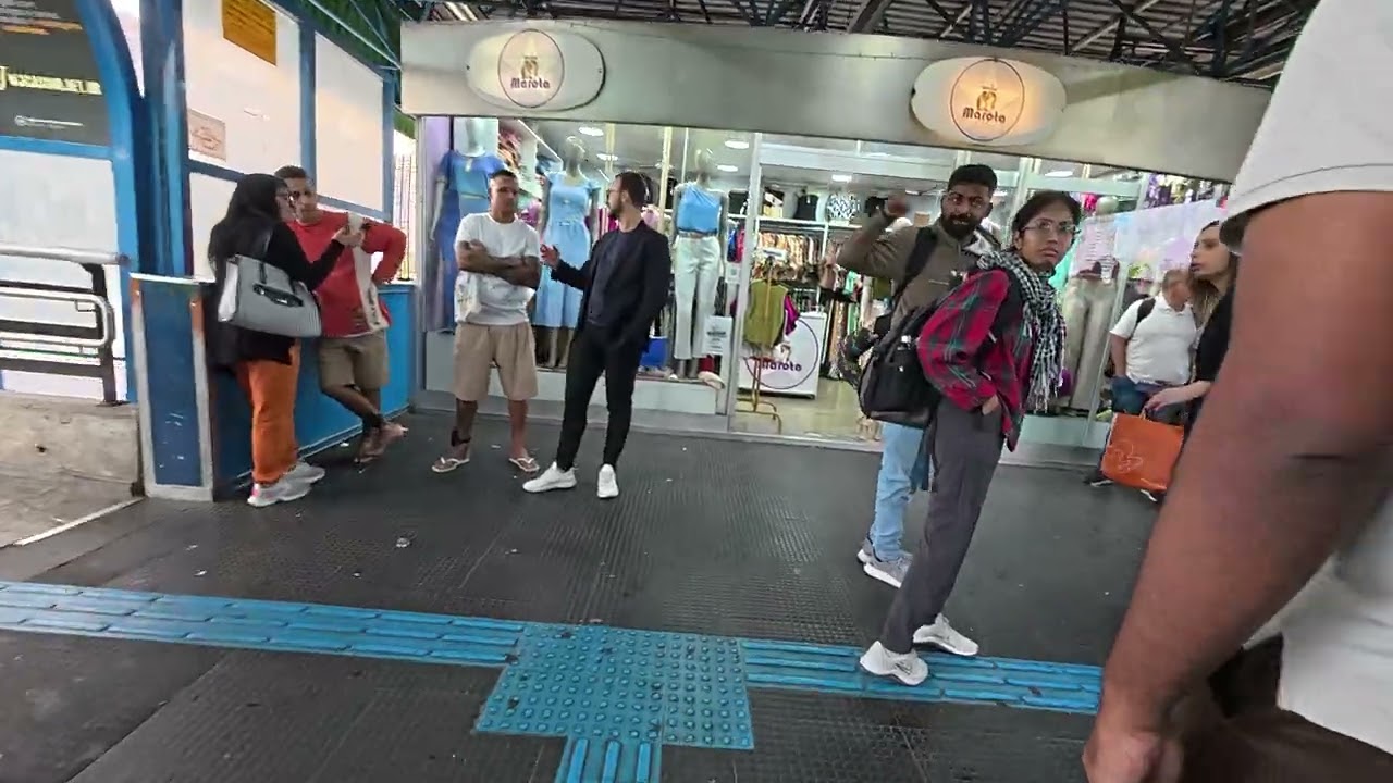Exiting from Barra Funda bus terminal