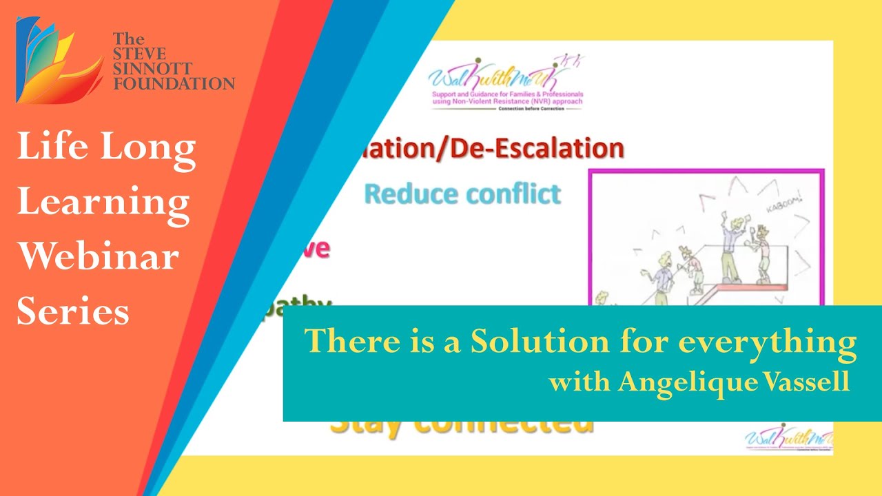 Life Long Learning Webinar Series &ndash; There is a Solution for everything
