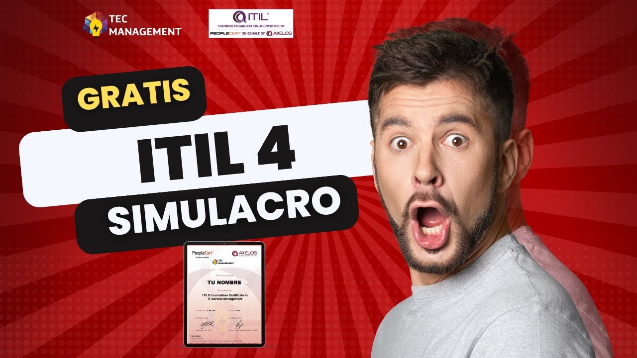 ITIL 4 Foundation - simulacro gratuito - Resuelto en espa&ntilde;ol