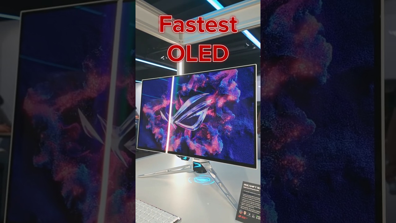 A 720Hz OLED Monitor!! 🤯