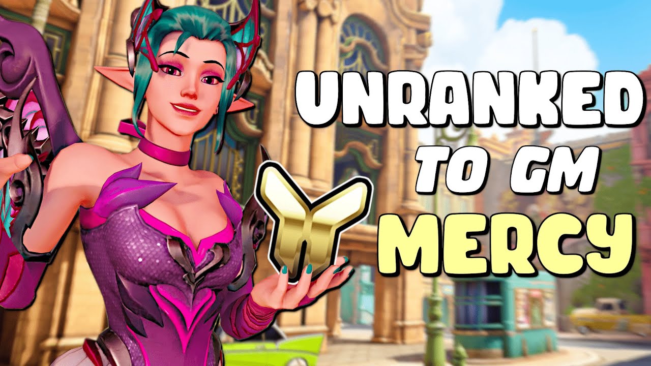 How to Climb in GOLD ⭐️ MERCY Unranked to GM - EP2 (Overwatch)