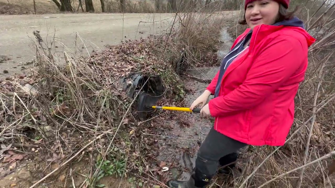unclogging of ditches and culverts. multiple locations. 1/25/23