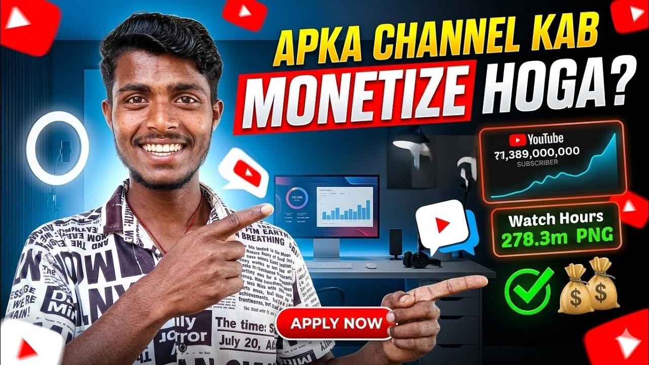 Apka Channel Kab Monitize Hoga ? || #DKOFFICIAL92 
