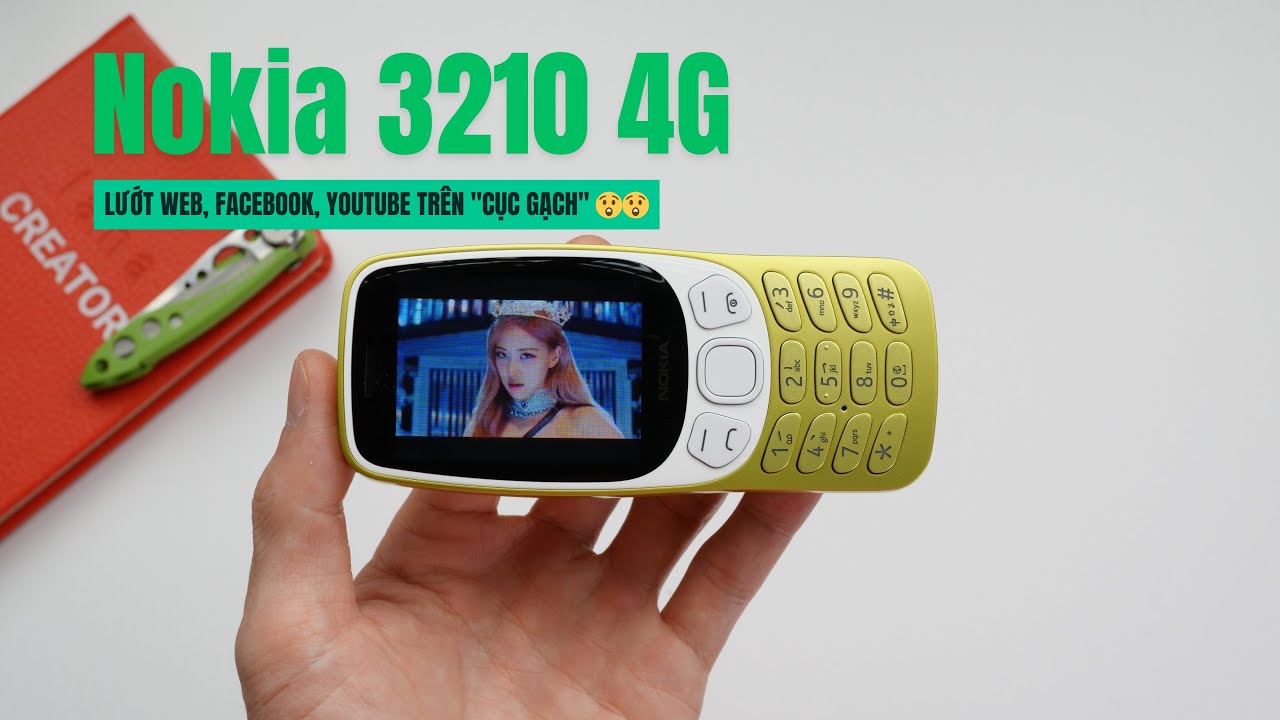 Mở hộp Nokia 3210 4G - Phần 1: Lướt web, Facebook, YouTube trên 