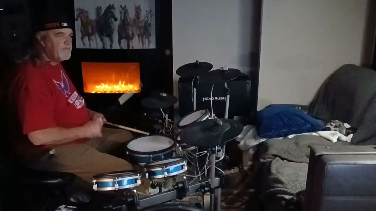 What I Learned Out On The Road improvised drum cover 