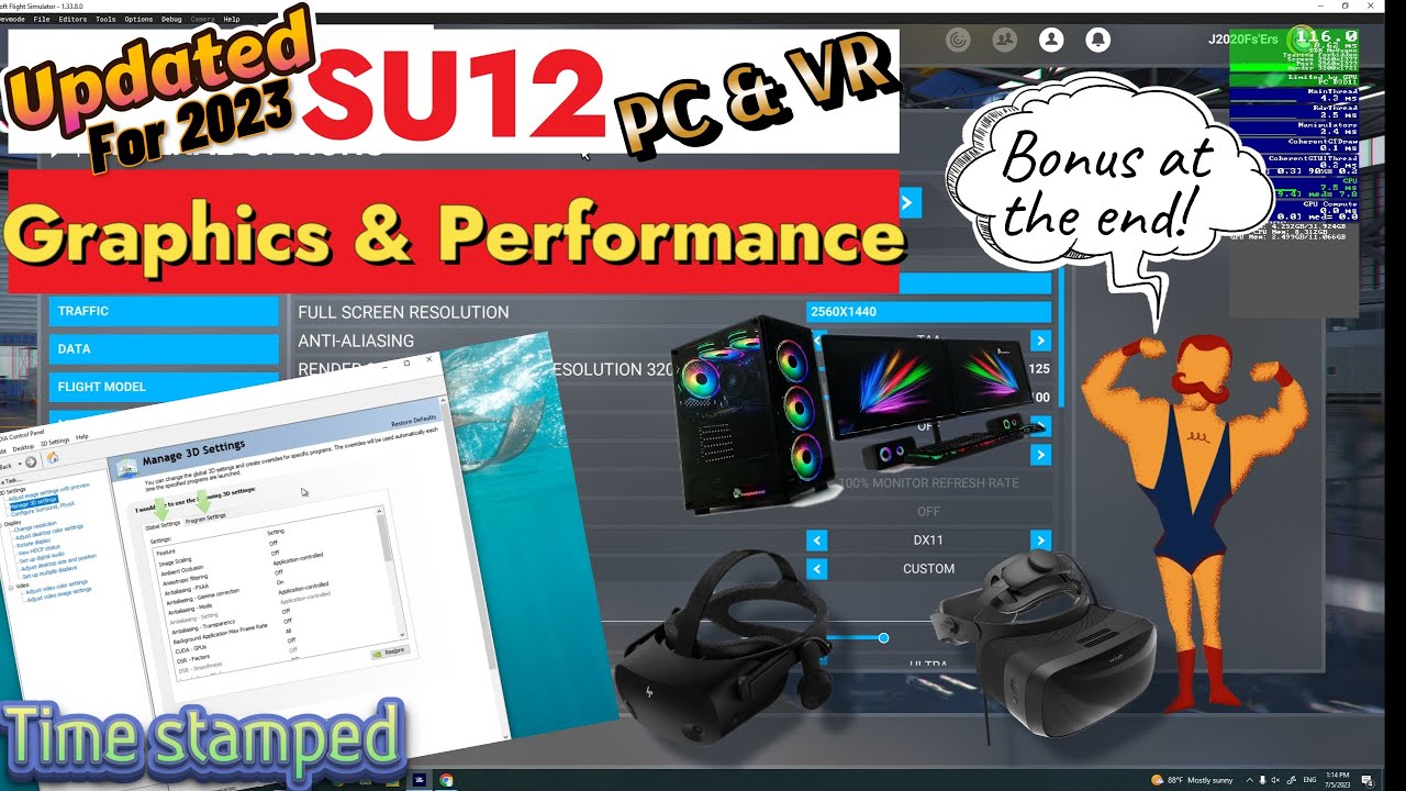 Get the Best FPS in MSFS2020: The Ultimate Performance Tutorial For Pc & VR*Updated 2023*