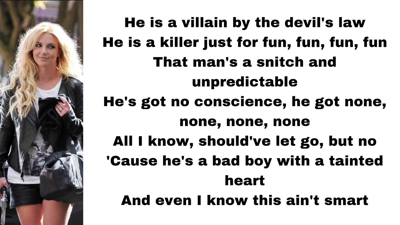 Britney Spears - Criminal (lyrics)