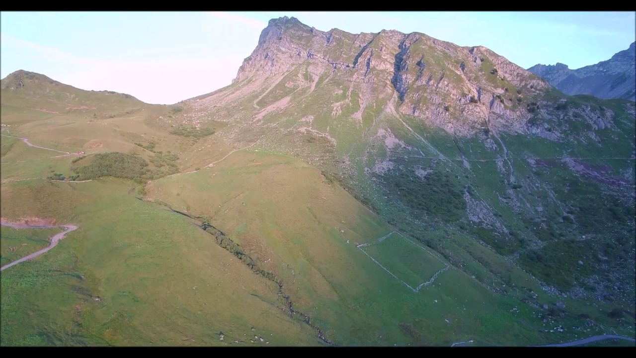 Morgenstimmung Alp Sarina Fläsch Graubünden