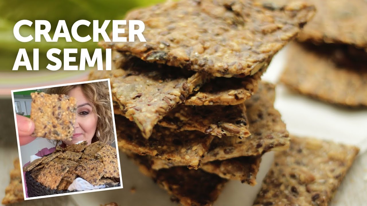 Lo snack più buono di tutti 😍 cracker ai semi irresistibili, meglio di quelli comprati!