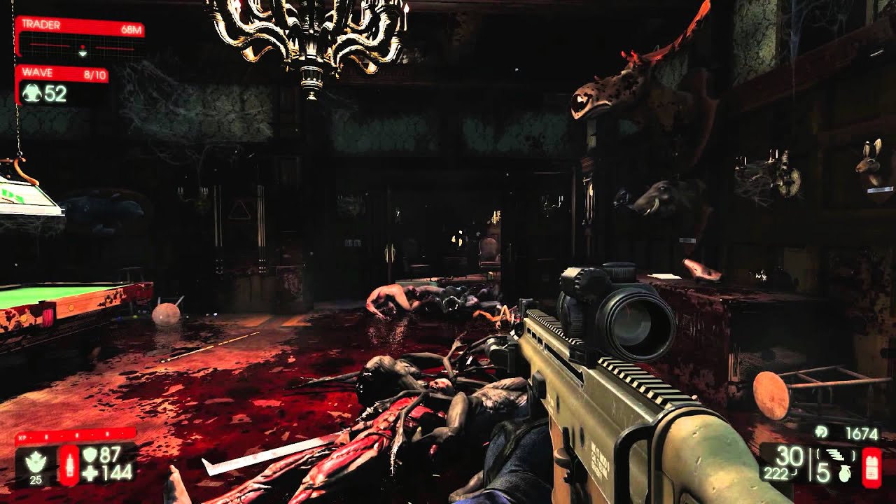 Killing Floor 2 v1008: HoE Volter Manor Solo Commando Long Game w/Hans