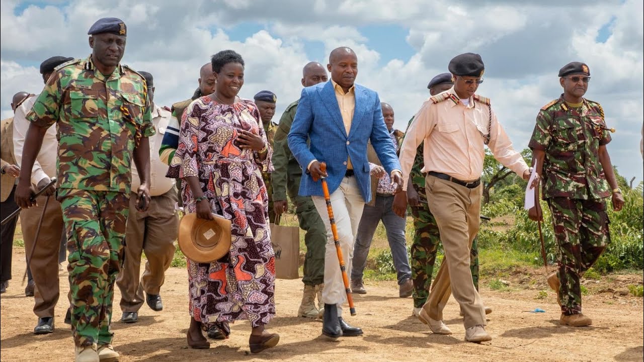 See How CS Kindiki Received a Heroic Welcome in Laikipia County!!!