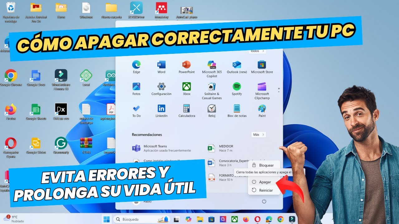 ✅ C&oacute;mo Apagar Correctamente tu PC: Evita Errores y Prolonga su Vida &Uacute;til