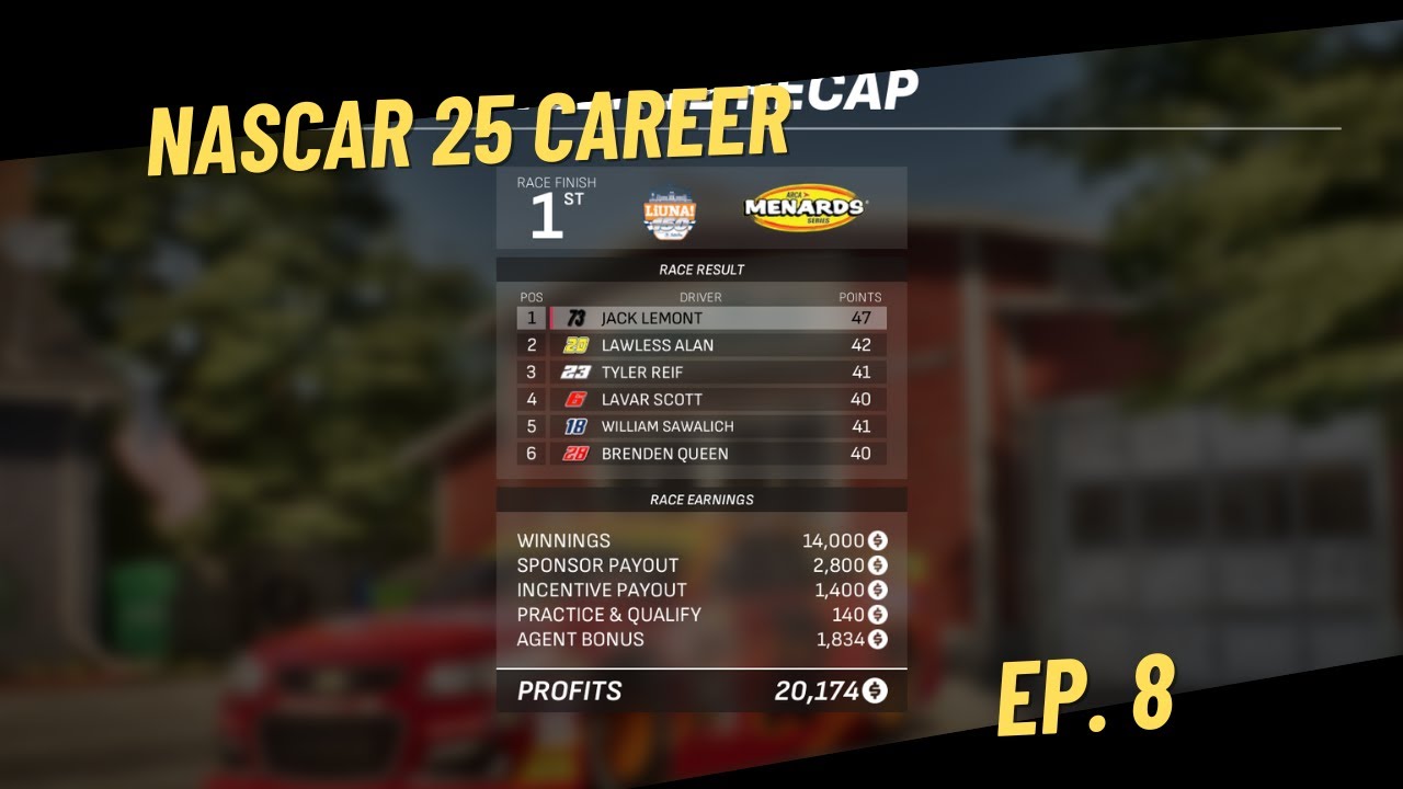 ПОБЕДА на IRP! Карьера в NASCAR 25, эпизод 8.