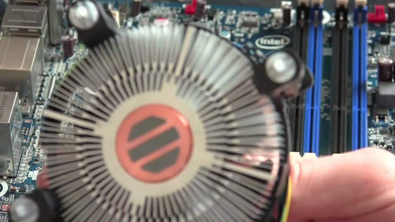 Intel Boxed Kühler auf einem Intel 1155 er Board anbringen