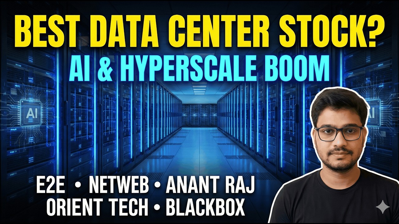 Best Data Center Stock in 2026? | E2E vs Netweb vs Anant Raj vs Orient Tech vs Blackbox