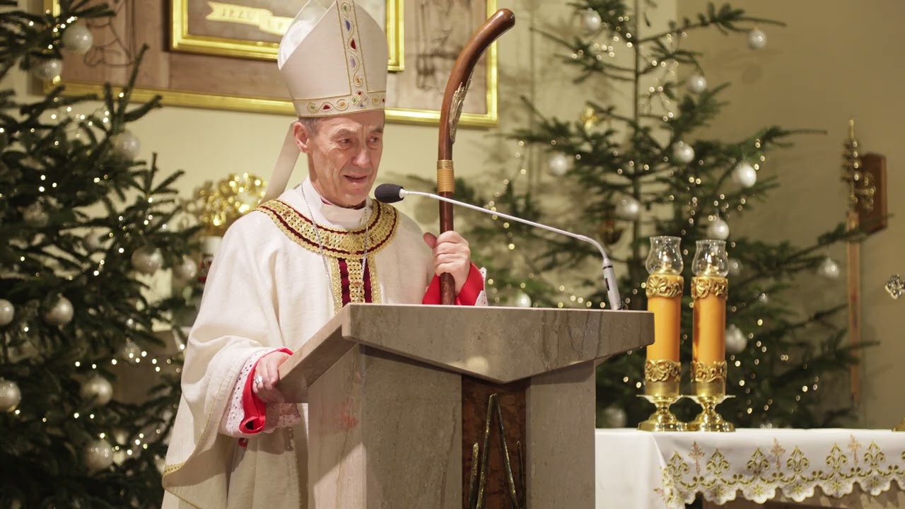Wola Rzędzińska. Kazanie bp. Stanisława Salaterskiego. 25-lecie Straży Honorowej NSPJ.