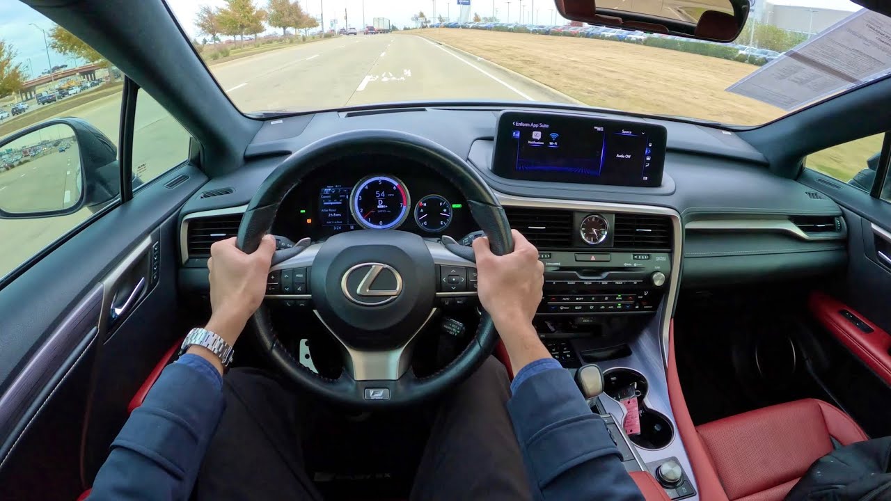 Lexus RX 450h F Sport 2021 года — тест-драйв от первого лица.