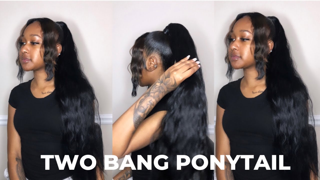 HOW TO: TWO BANG PONYTAIL