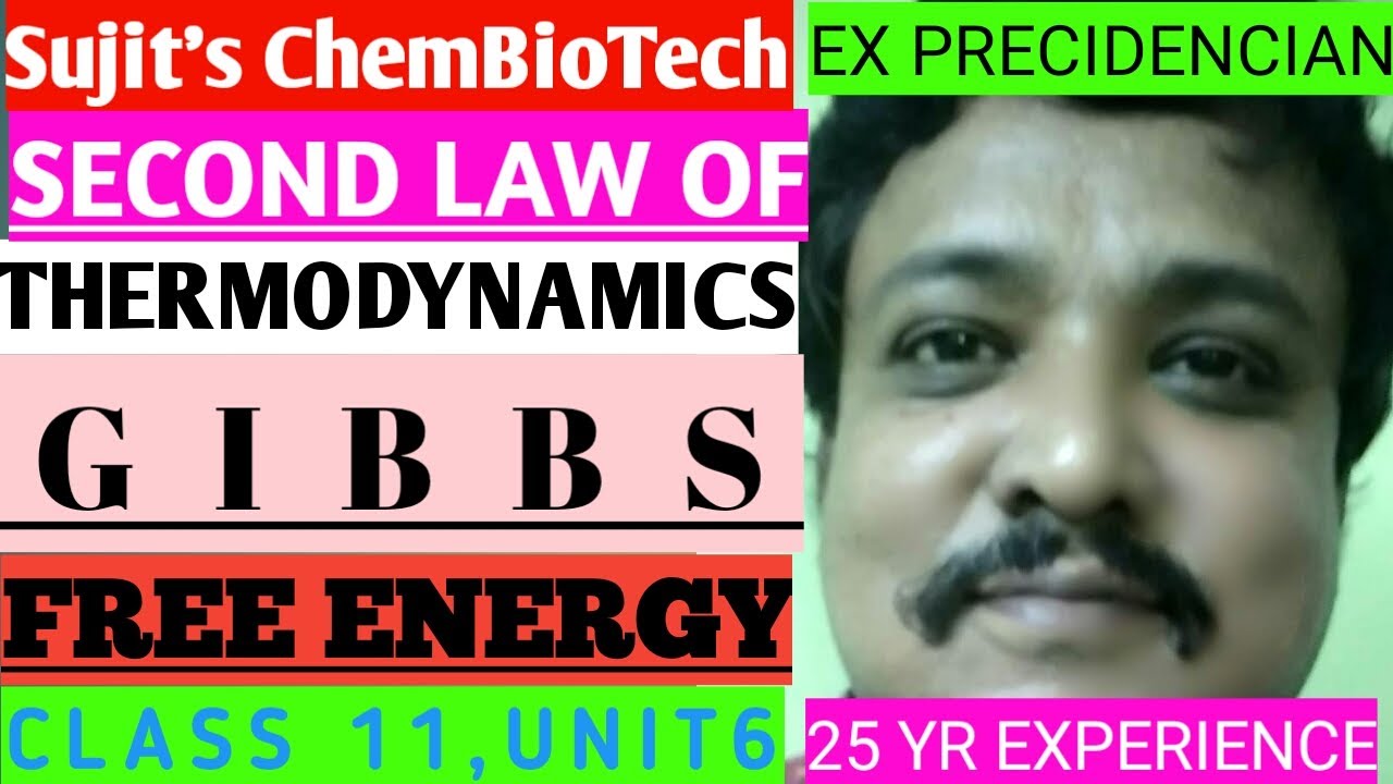 Fundamentals Gibbs Free Energy/Thermodynamics/Class 11/Unit 6/Sujit's ChemBioTech