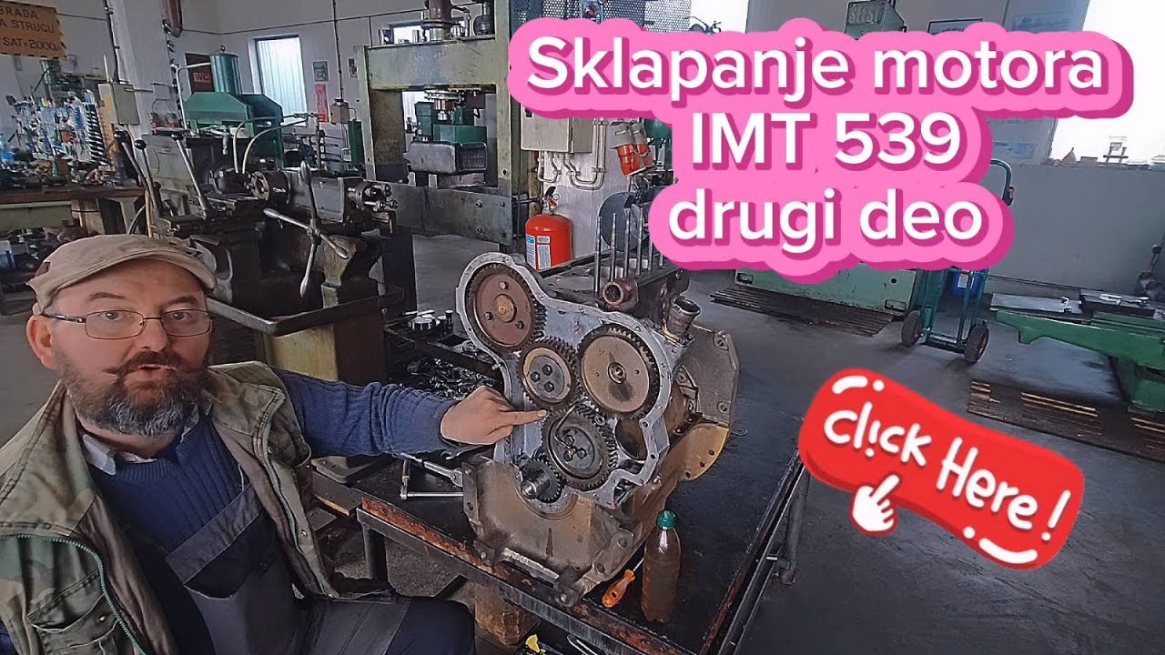 Sklapanje motora IMT 539 (Drugi deo)