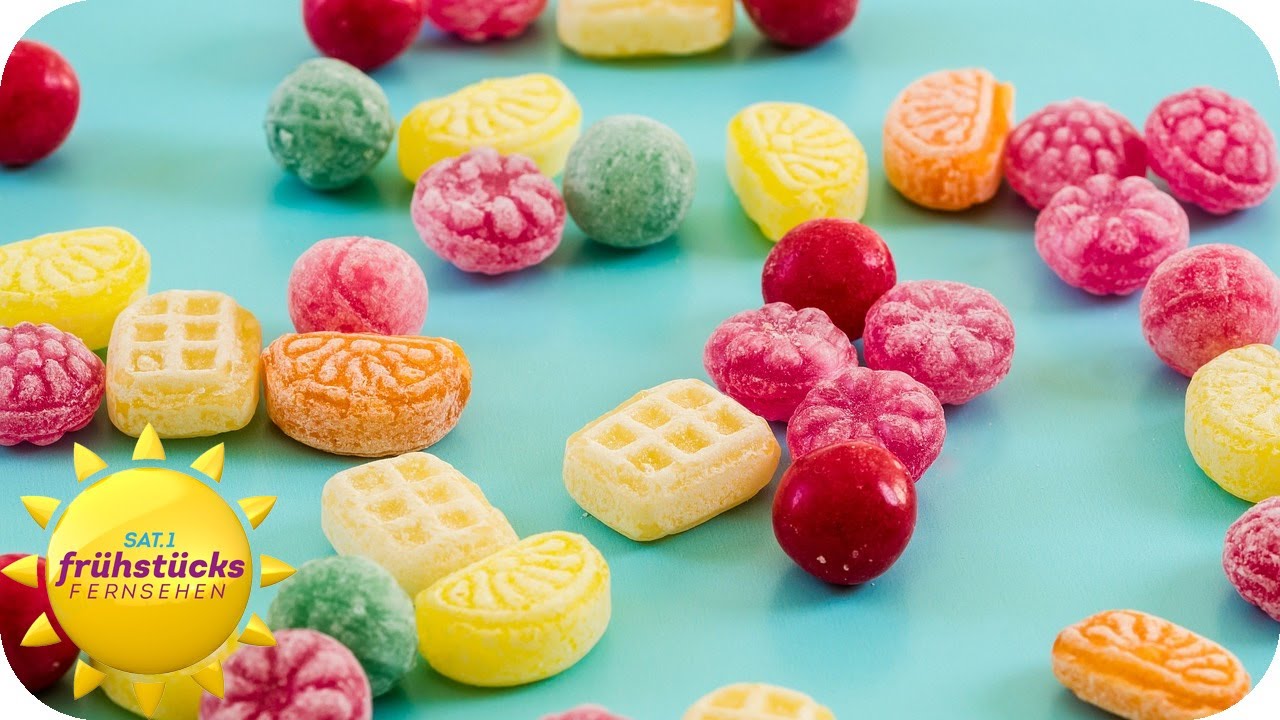 Lutsch-Bonbons raten - welches Bonbon schmeckt nach was? | SAT.1 Frühstücksfernsehen