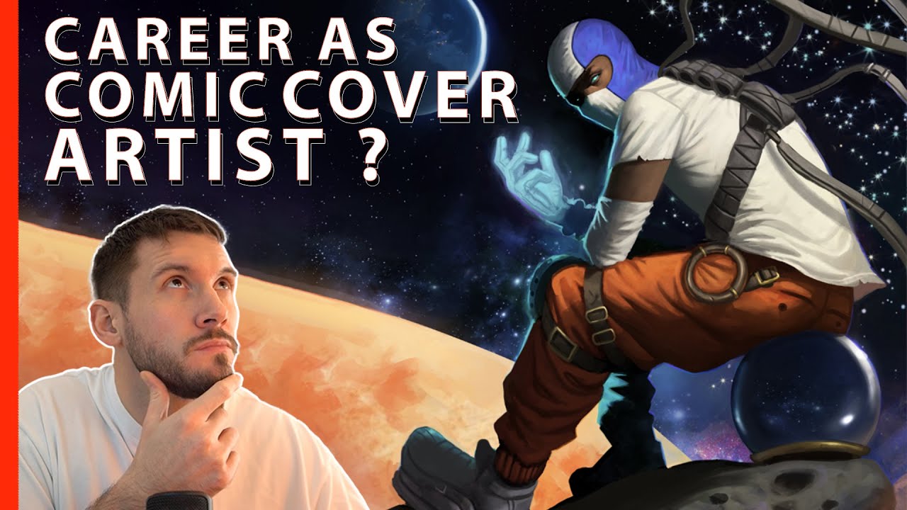 CREATING COMIC BOOK COVERS for living? Get an idea of what goes into it