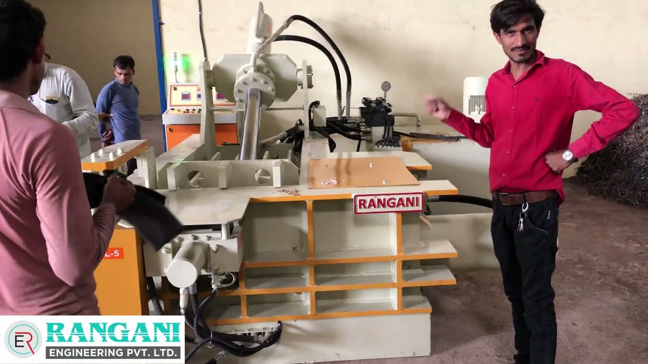 MS Turning scrap baling machine