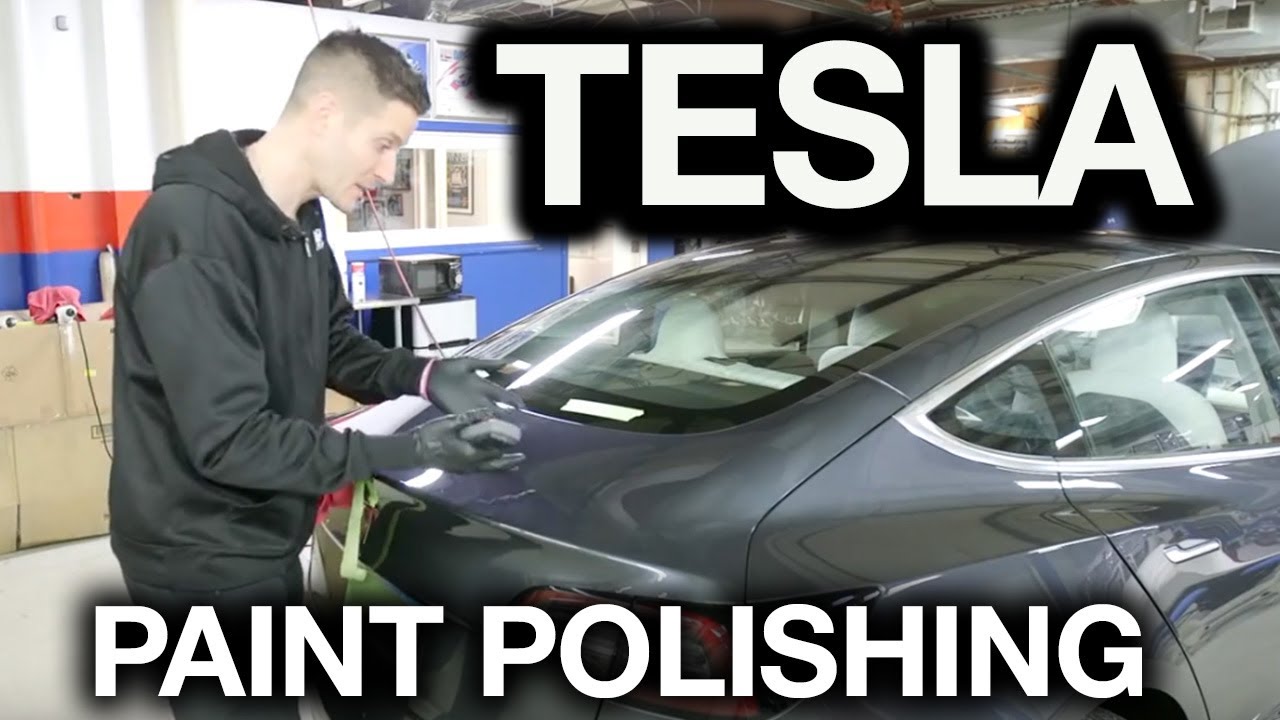 How to Polish Tesla Paint M205 v M210