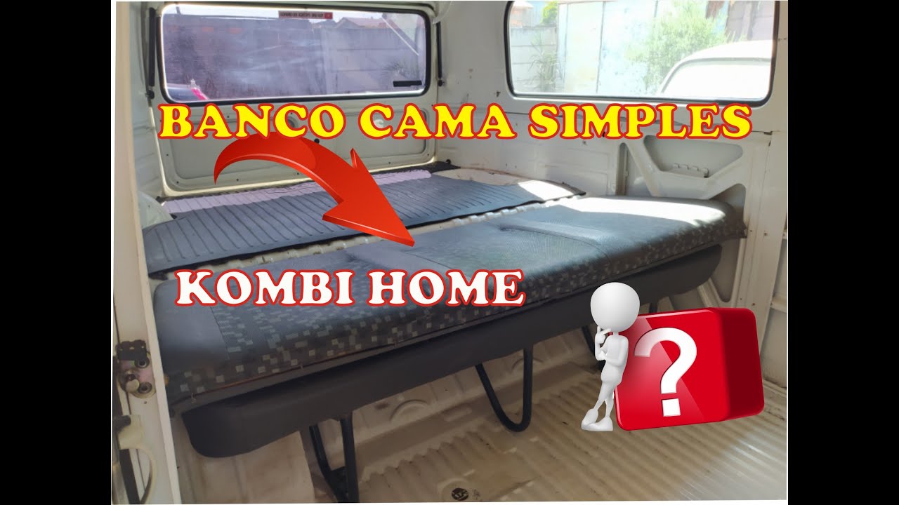 Kombi Home banco cama simples de fazer.