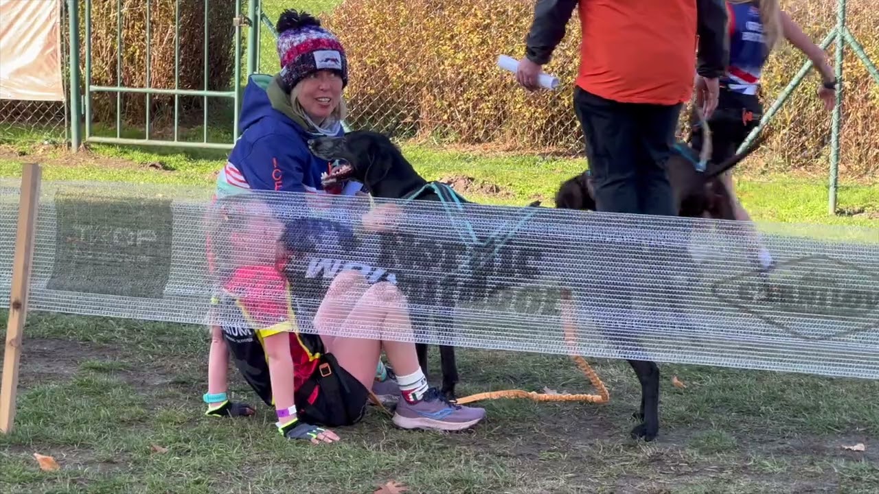 ICF World Championship Canicross Pardubice Czech Republic 2025 - Emma with Ditte vdHazewinkel