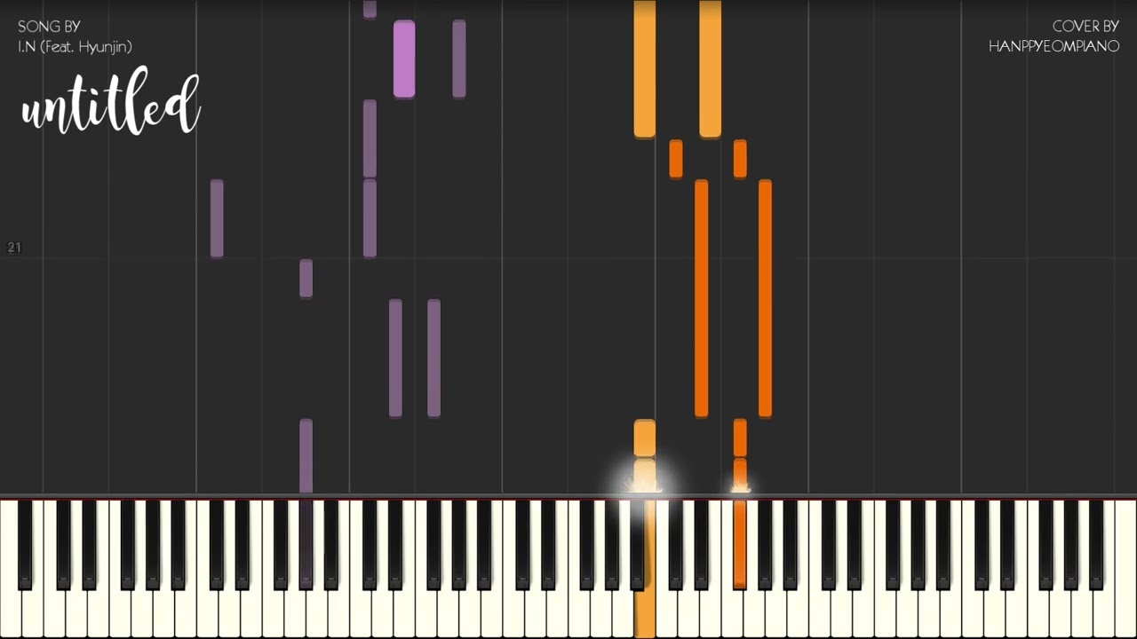 Stray Kids 아이엔(I.N) (Feat. 현진(Hyunjin)) - 미제(untitled) Piano Tutorial