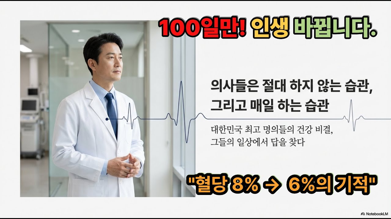 살 빠지고 혈당 잡는 '100일 습관'의 기적