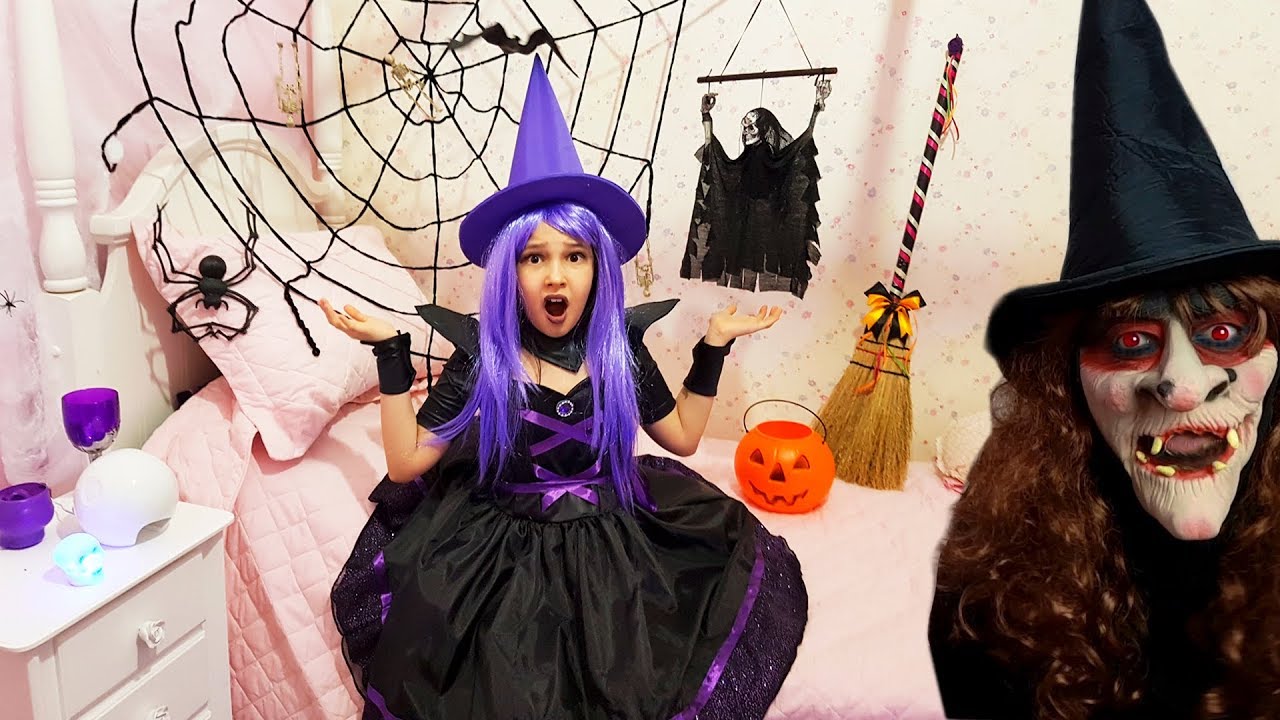A BRUXINHA APRENDIZ - Decoração de Halloween, Fantasia e Muita Magia Novelinha Capítulo 02 | Luluca