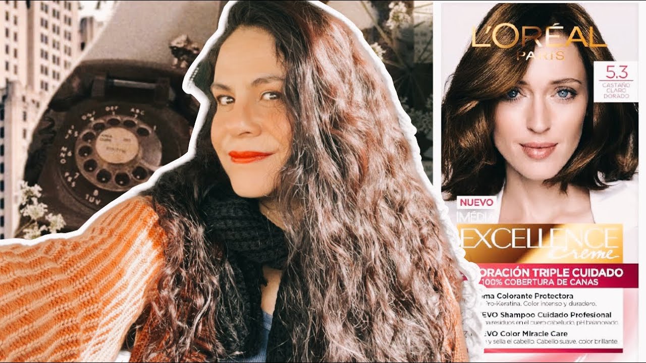 Mi experiencia teñiendo mi cabello con Lóreal 5.3 Castaño Claro Dorado | ¡Mira cómo me quedó!