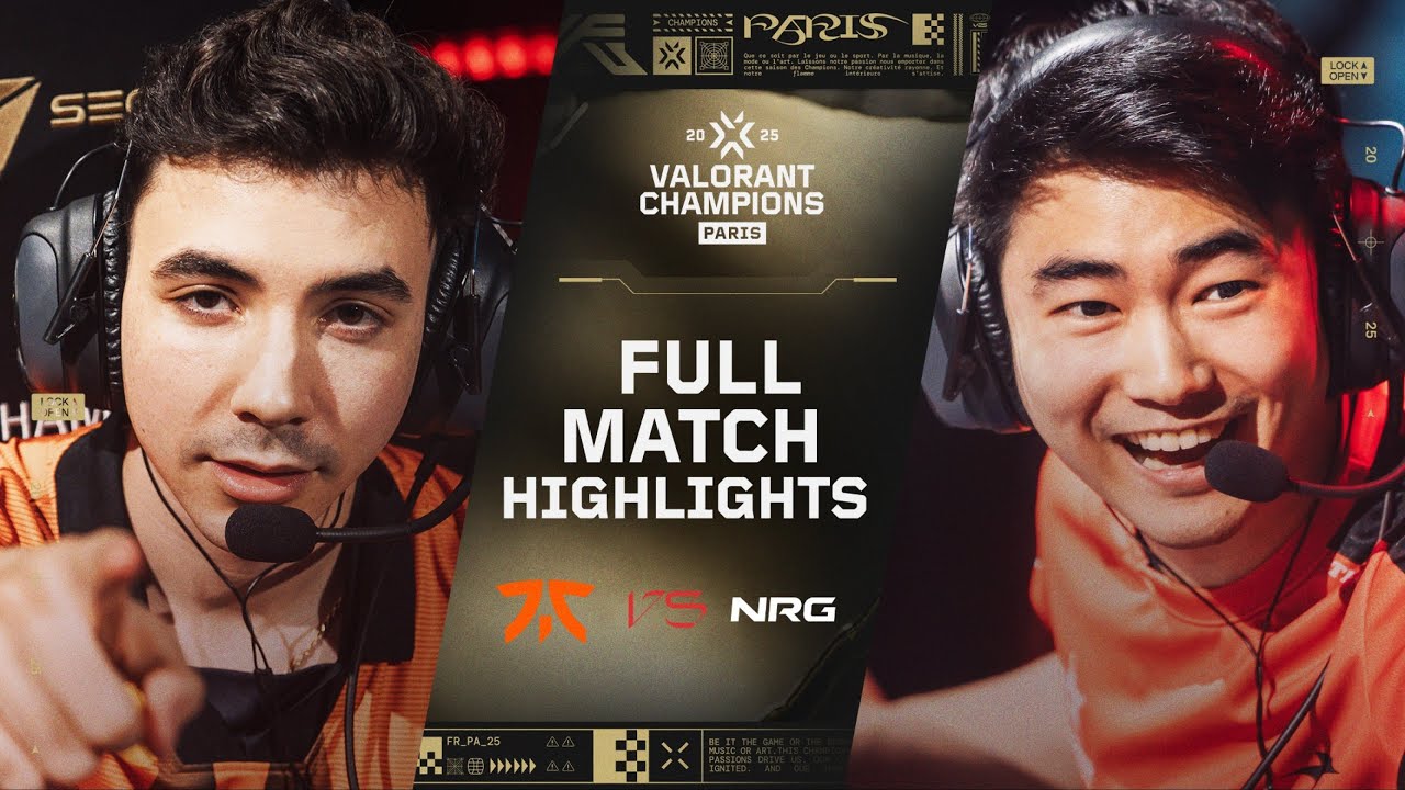 FNC vs. NRG | MATCH HIGHLIGHTS | VALORANT Champions Paris 2025 - Upper Finals