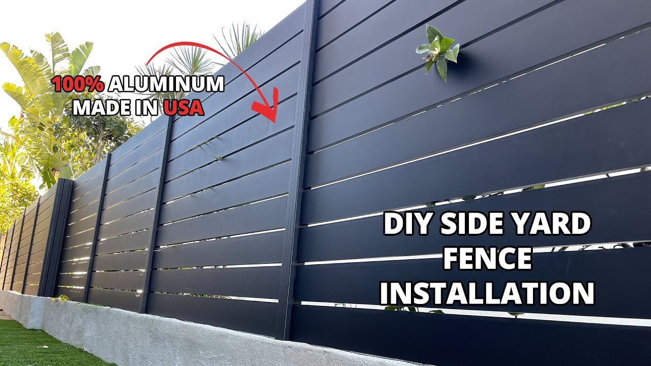 Aluminum Fence Installation Process in 2 Minutes. Los Angeles Style.