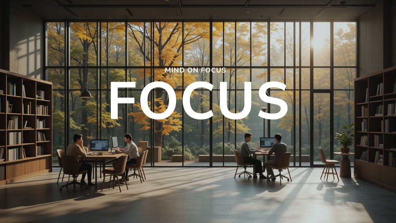 ดนตรีโฟกัสแบบสบายใจ | Calm Focus Acoustic Music for Work & Deep Concentration