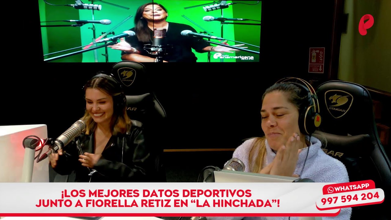 Fiorella Retiz ahora es parte de La Hinchada por Radio Panamericana 😎✨🙌