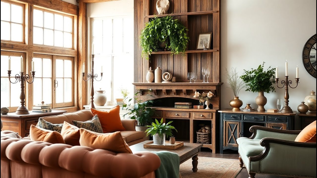 Transform Your Space: Vintage Charm Meets Rustic Home Ideas for a Stunning Makeover!